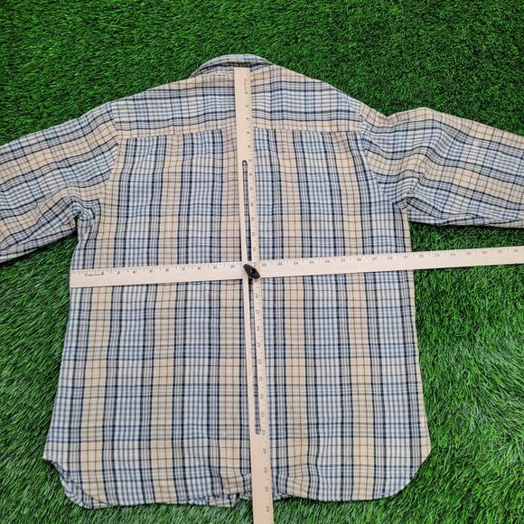 Vintage 90s Arrow Western Button Shirt Medium 21x28 Plaid - Picture 5 of 12